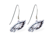 MsPiercing Sterling Silver Earring with offical licensed NFL charm Philadelphia Eagles