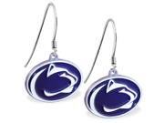 MsPiercing Sterling Silver Earring with offical licensed NCAA charm Penn State Nittany Lions