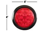 4 Red LED Truck Trailer Light KIT Stop Tail Turn STT