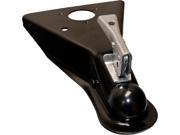 A Frame Trailer Coupler with Black Paint Finish for 2 Hitch Ball