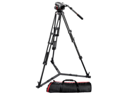 Manfrotto 504HD Head with 546GB 2 Stage Aluminum Tripod Kit