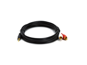 Hosa Technology Stereo Breakout 3.5 mm TRSF to Dual RCA 10 ft