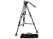 Manfrotto 504HD Fluid Video Head with 546B 2 Stage Aluminum Tripod Kit