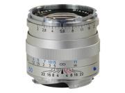 Zeiss 50mm f 2.0 Planar T* ZM MF Lens Leica M Mount Silver