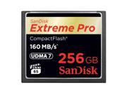SanDisk 256GB Extreme Pro CompactFlash Memory Card 160MB s