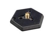 Manfrotto 030 38 Hexagonal Quick Release Plate with 3 8in. Screw