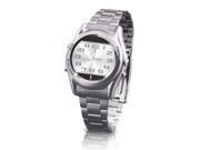 Carepeutic 2 in 1 Stainless Steel Dress Watch Pedometer