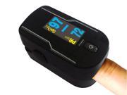 Carepeutic Finger Oximeter the Only Heart Rate and Blood Oxygen Monitor with OLED Display and Four Reading Directions