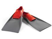 FINIS Long Floating Fins Large 7.5 9 Red Gray
