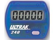 Ultrak 240 Electronic Step Counter Pedometer Blue