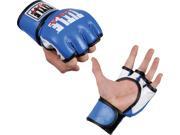 Title MMA Training Fighting Gloves Blue XL