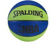 Spalding NBA Mini Basketball Blue Green