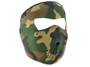 Zan Headgear Neoprene 4mm Full Tactical Mask Woodland Camo