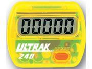 Ultrak 240 Electronic Step Counter Pedometer Yellow