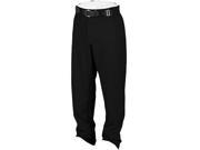 Rawlings Youth Relaxed Fit Medium Weight Baseball Pants XL Black