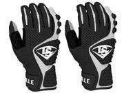 Louisville Slugger Youth Advanced Design Batting Gloves Small Black
