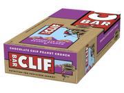 Chocolate Chip Peanut Crunch Box Clif Bar 12 Bar
