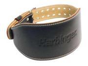 Harbinger 6 Padded Leather Weight Lifting Belt Large