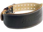 Harbinger 4 Padded Leather Weight Lifting Belt Large