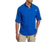 Columbia Men s Tamiami II Long Sleeve Shirt 2XL Vivid Blue