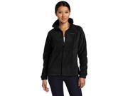 Columbia Women s Benton Springs Full Zip Fleece Jacket XS Black