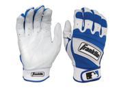 Franklin The Natural II Adult Batting Gloves Small Pearl Royal