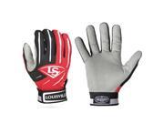 Louisville Slugger Youth Series 5 Batting Gloves Small Scarlet