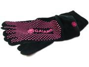 Gaiam No Slip Yoga Socks S M Black Pink