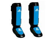 Adidas Pro Style Kickboxing Shin Instep Guards L XL Black Blue