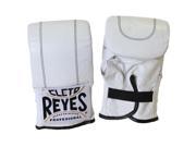 Cleto Reyes Leather Boxing Bag Gloves Small White