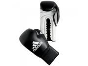 Adidas Kombat Professional Competition Boxing Gloves 10 oz Black White