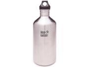 Klean Kanteen Classic 64 oz. Bottle with Loop Cap Brushed Stainless