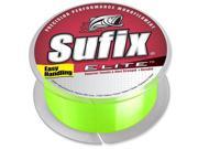 Sufix Elite 12 lb Test Fishing Line 330 yds Hi Vis Yellow