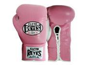 Cleto Reyes Women s Official Lace Up Fight Boxing Gloves 10 oz. Pink