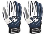 Louisville Slugger Adult Series 7 Batting Gloves 2XL Navy White