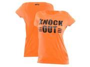 UFC Knock Out T Shirt Medium Neon Orange