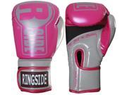 Ringside Boxing Apex Fitness Bag Gloves L XL Pink Gray