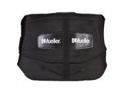 Mueller Plus Size Adjustable Back Brace w Lumbar Pad Black