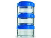 Blender Bottle GoStak 60cc 3Pak Twist n Lock Storage Jars Blue