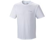 Columbia PFG Zero Rules Short Sleeve T Shirt Small White