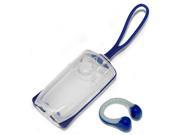 Aqua Sphere Silicone Nose Clip with Case Navy