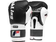 Fighting Sports S2 Gel Power Training Gloves 12 oz Black White