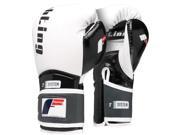 Fighting Sports S2 Gel Power Bag Gloves 12 oz White Black