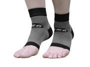 OrthoSleeve FS6 Compression Foot Sleeves Small Black