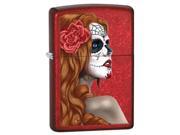 Zippo Day of The Dead Candy Apple Red Pocket Lighter