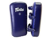 Fairtex Extra Long Thai Kick Pads with Buckle Blue