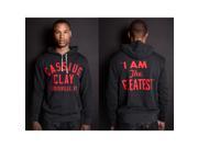 Roots of Fight Cassius I Am The Greatest French Terry Hoodie Large Black