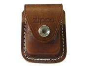 Zippo Lighter Pouch with Clip Brown