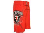 Fear the Fighter MMA Fight Shorts Medium Red