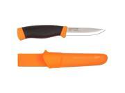 Companion Heavy Duty Orange 4 High Carbon Steel Blade with Rubberized Handle